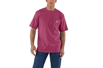 Carhartt Mens Loose Fit Heavyweight Short-sleeve Pocket T-shirt