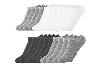 40 Pairs Ankle Socks No Show Sock Low-Cut Athletic Men Women Cotton Socks